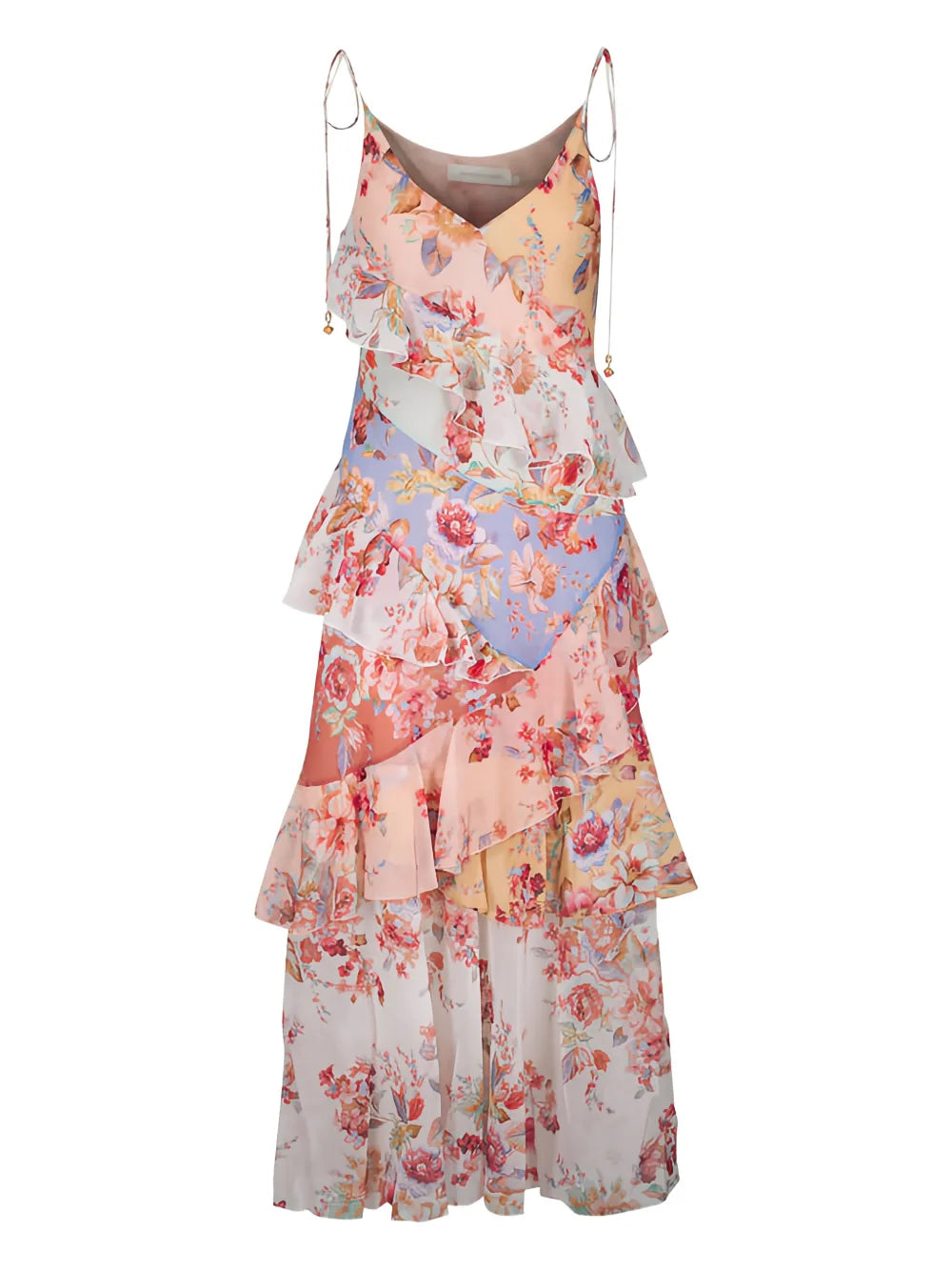 Zimmermann Awaken Floral Print Maxi Dress