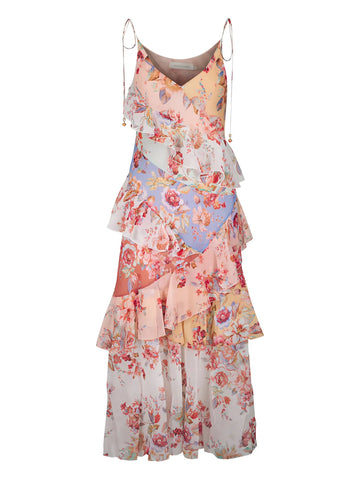 Zimmermann Awaken Floral Print Maxi Dress