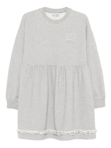 Ganni Lace Trim Mini Dress
