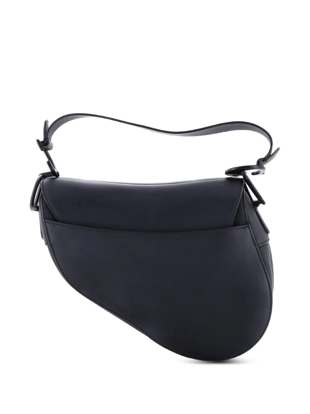 Christian Dior Pre Owned Ultra Matte Saddle Handbag Leather Medium Shoulder Bag