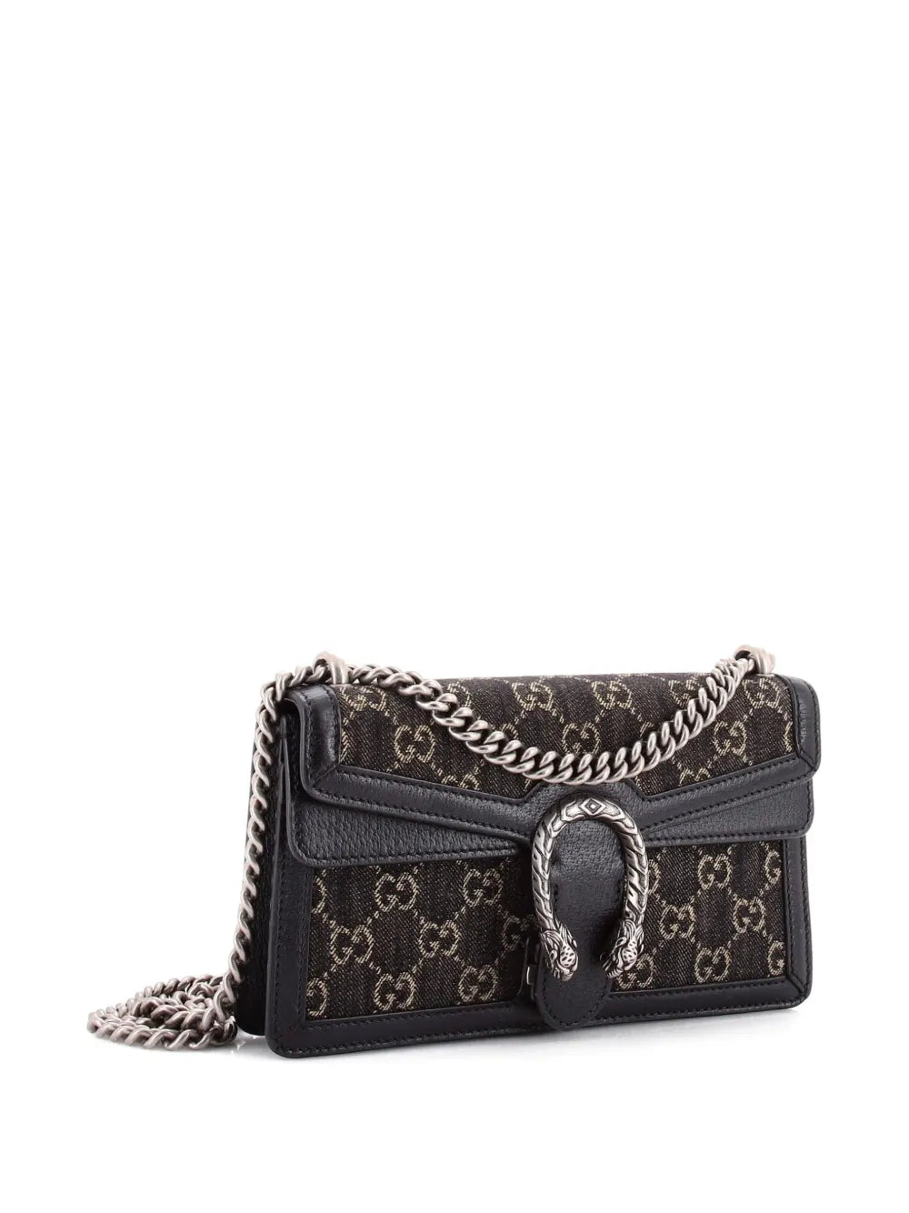 Gucci Pre Owned Dionysus Bag Gg Denim Small Shoulder Bag