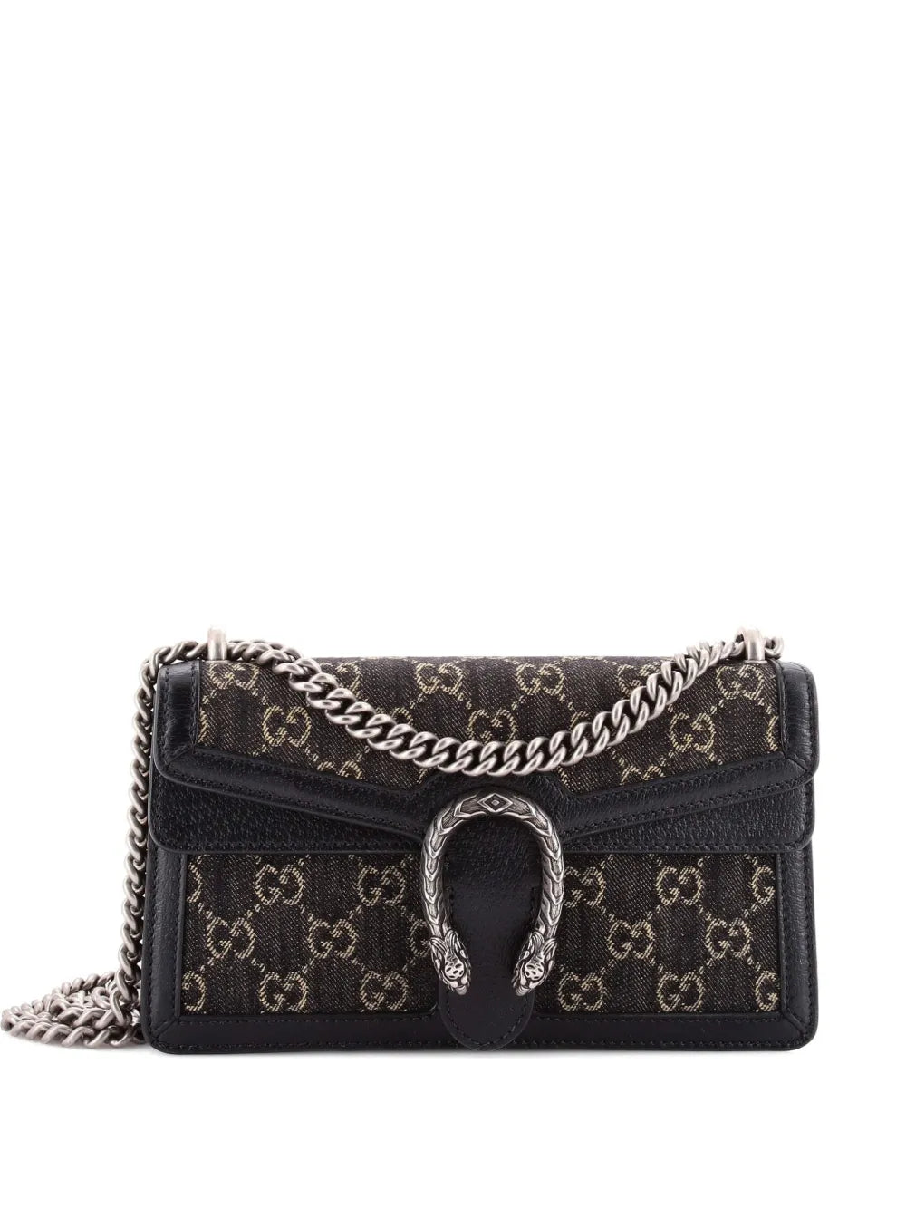 Gucci Pre Owned Dionysus Bag Gg Denim Small Shoulder Bag