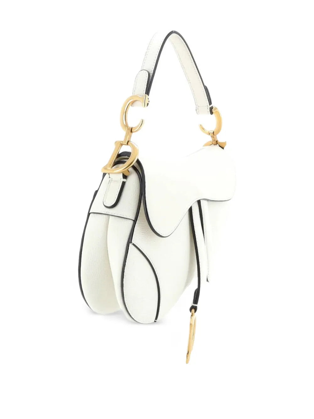 Christian Dior Pre Owned Saddle Handbag Leather Mini Shoulder Bag