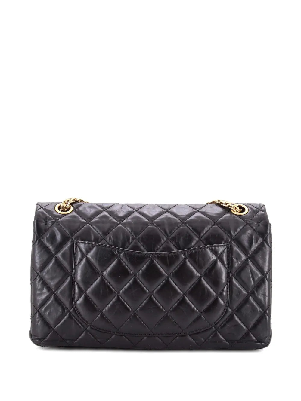 Chanel Pre Owned Reissue 255 Flap Bag Quilted Aged Calfskin 226 Shoulder Bag