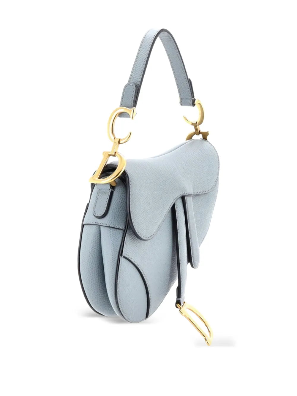 Christian Dior Pre Owned Saddle Handbag Leather Mini Shoulder Bag