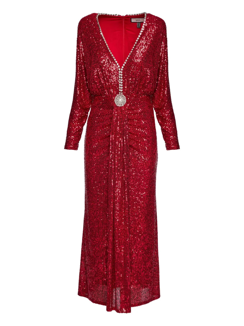 Nissa Embellished Sequined Maxi Dress