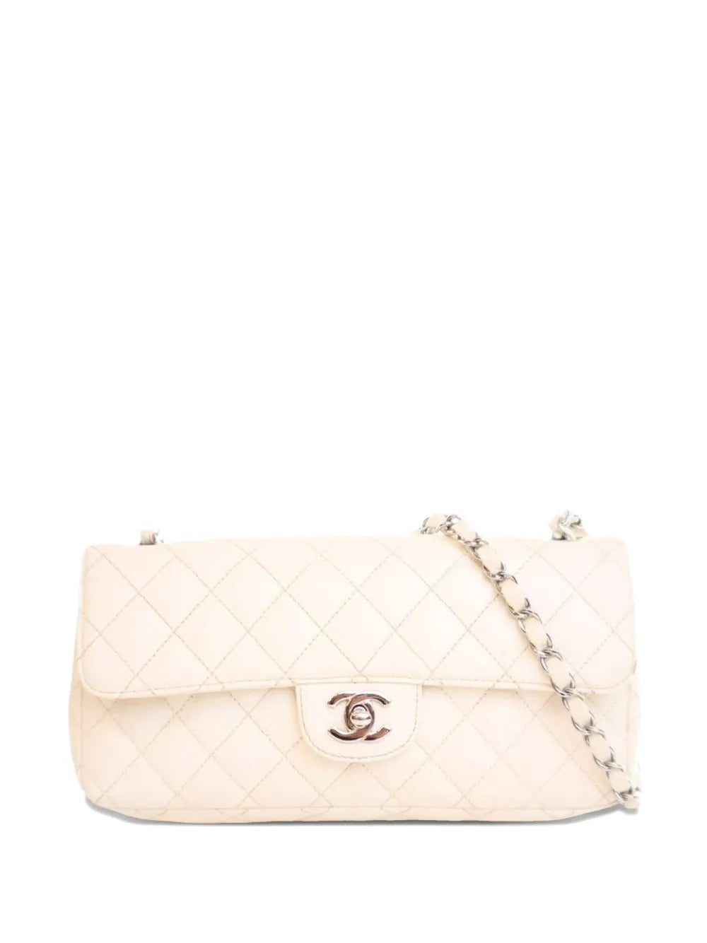 Chanel Pre Owned 2004 2005 Classic Caviar East West Single Flap Shoulder Bag