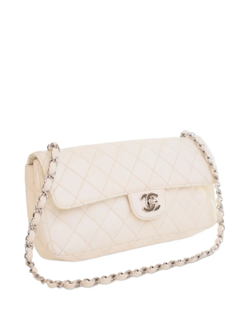 Chanel Pre Owned 2004 2005 Classic Caviar East West Single Flap Shoulder Bag
