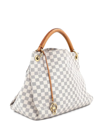 Louis Vuitton Pre Owned Artsy Handbag Damier Mm Hobo Bag