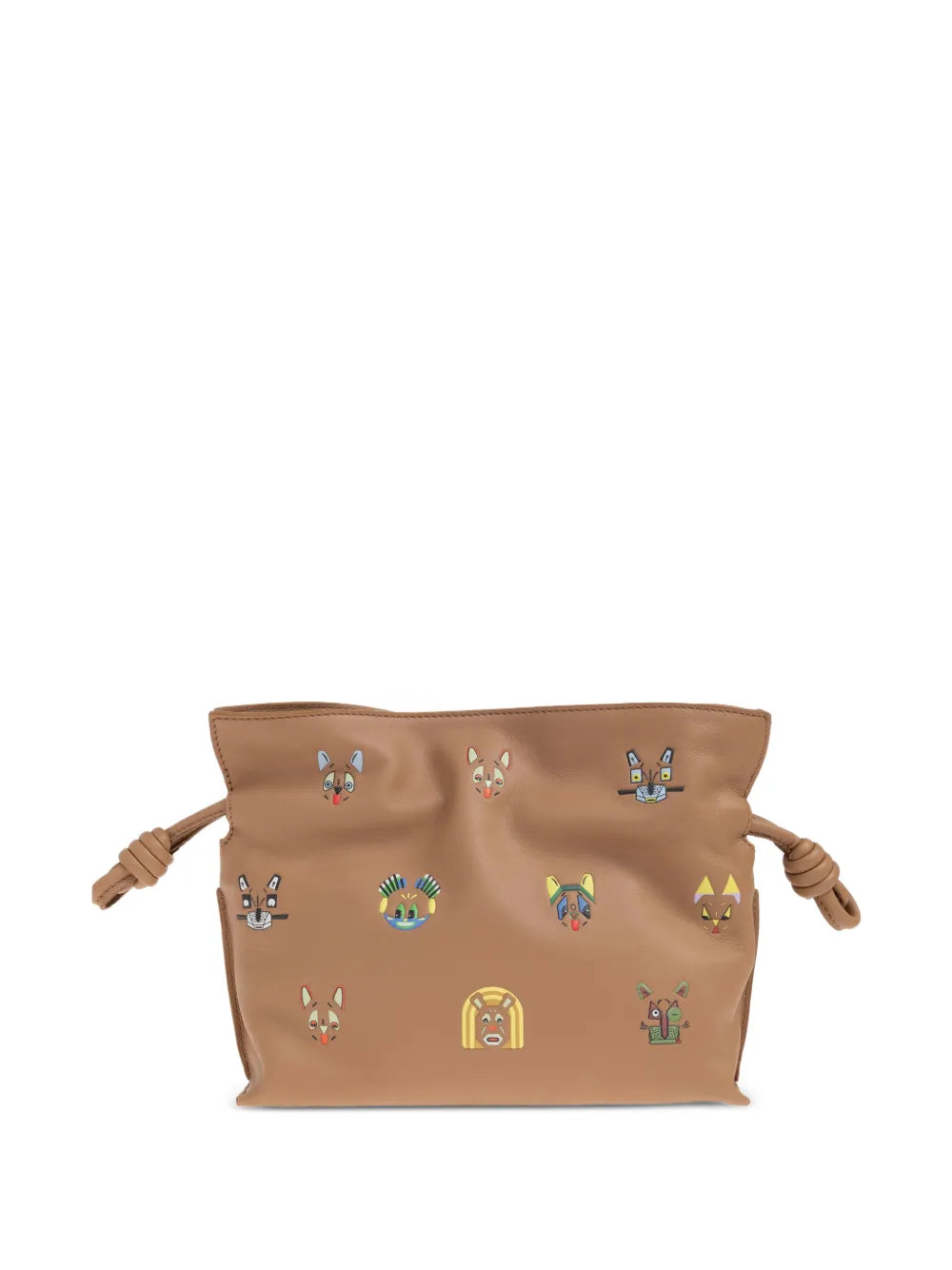 Loewe Mini Flamenco Cat Print Shoulder Bag