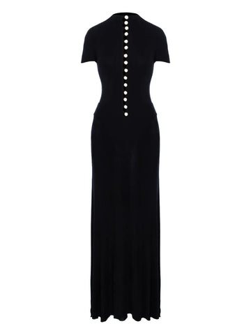 Manuri Mia Pearl Embellished Maxi Dress