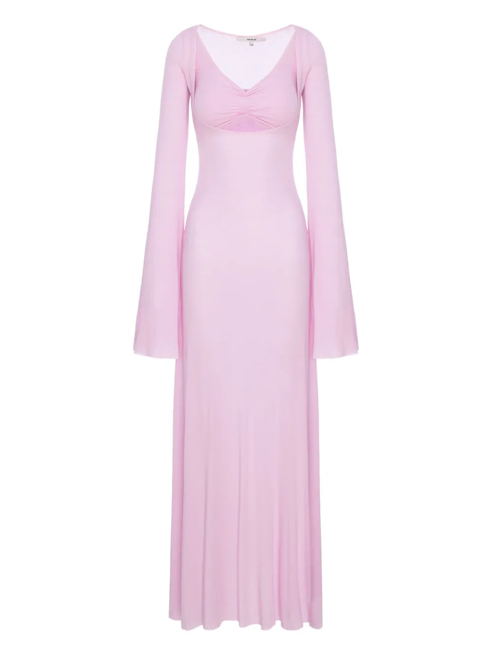 Manuri V Neck Long Sleeve Maxi Dress