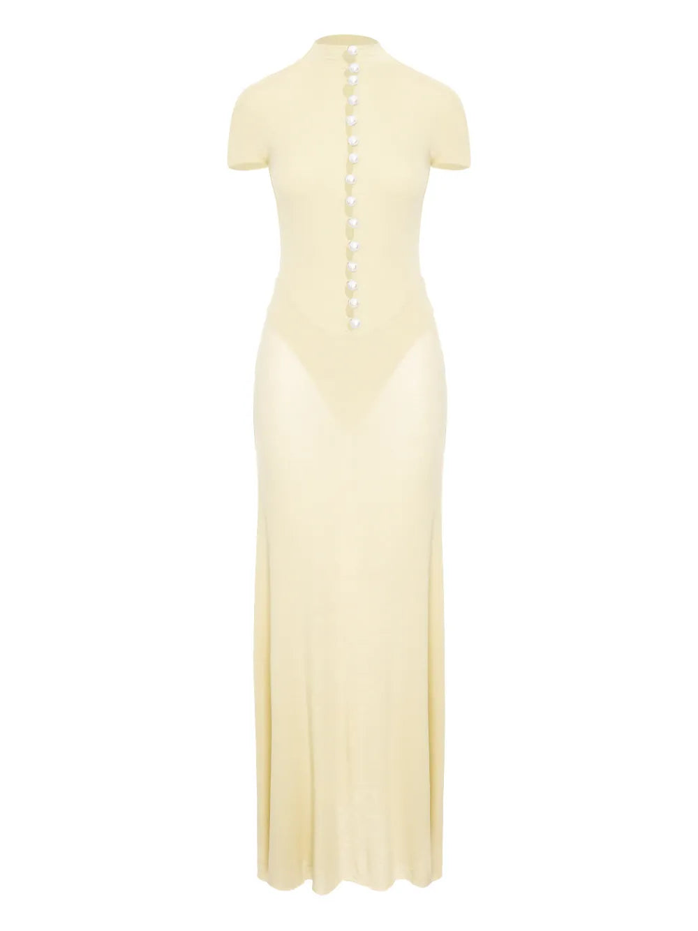 Manuri Mock Neck Maxi Dress