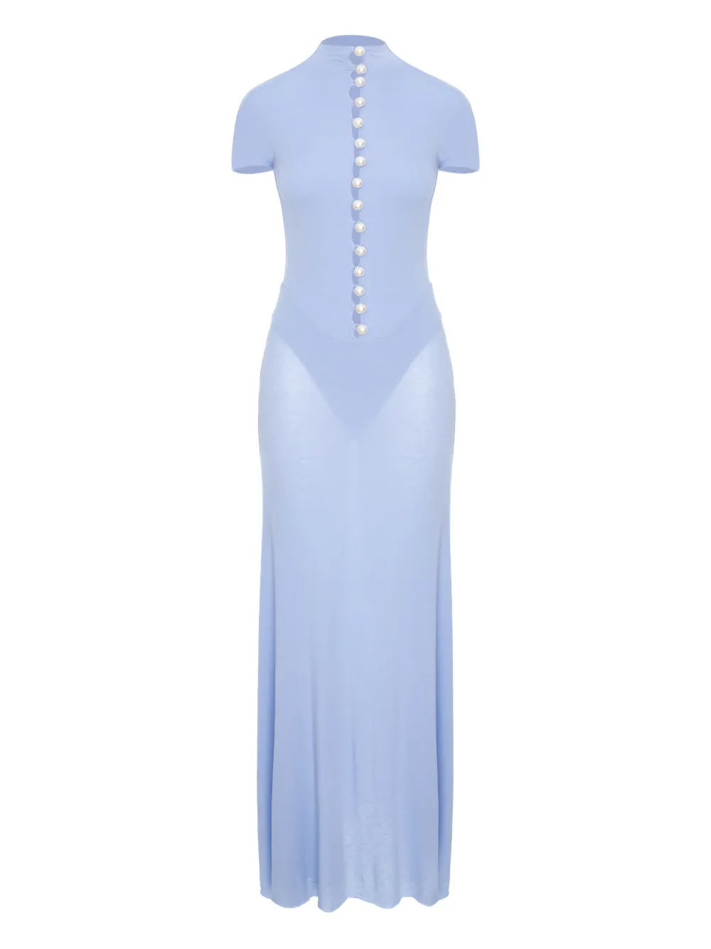 Manuri Pearl Embellished Maxi Dress