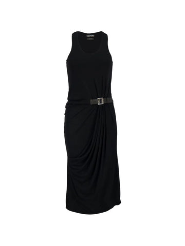 Tom Ford Belted Midi Dress