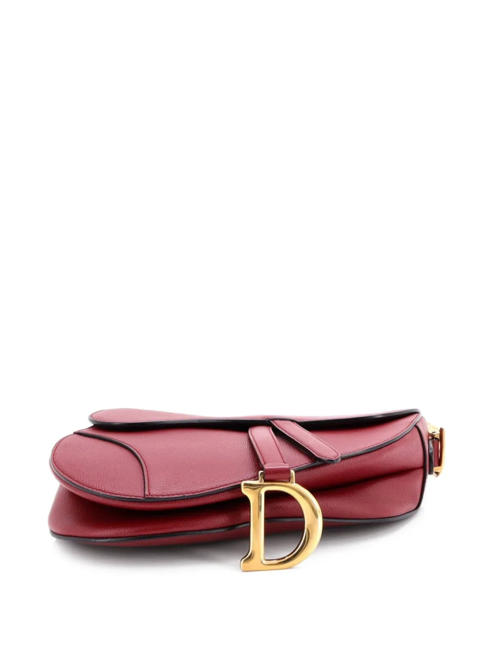 Christian Dior Pre Owned Saddle Handbag Leather Medium Shoulder Bag