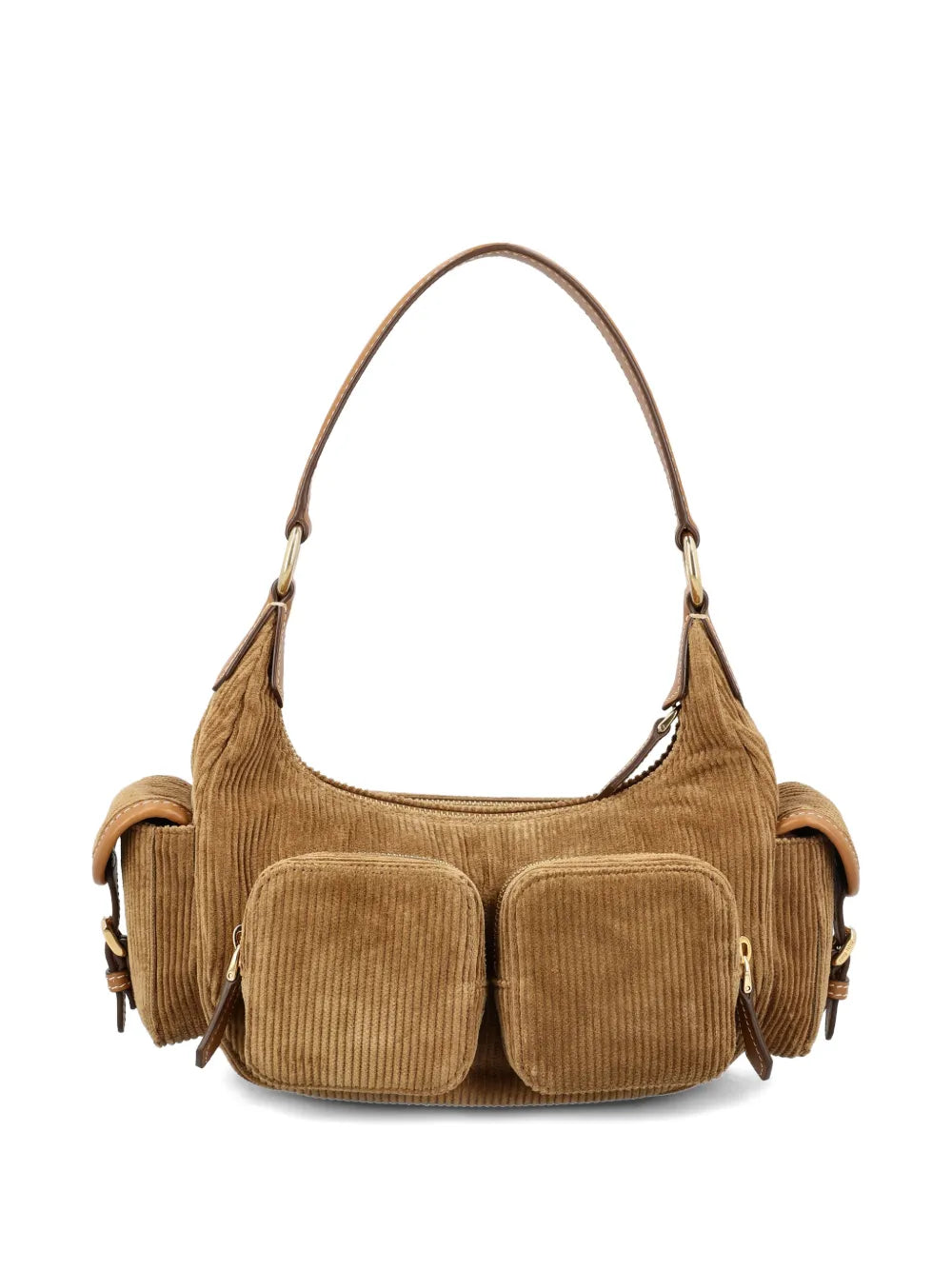Miu Miu Pocket Corduroy Shoulder Bag
