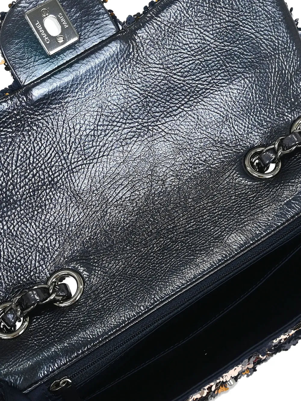 Chanel Pre Owned 2018 2019 Sequin Embellishment Shoulder Bag