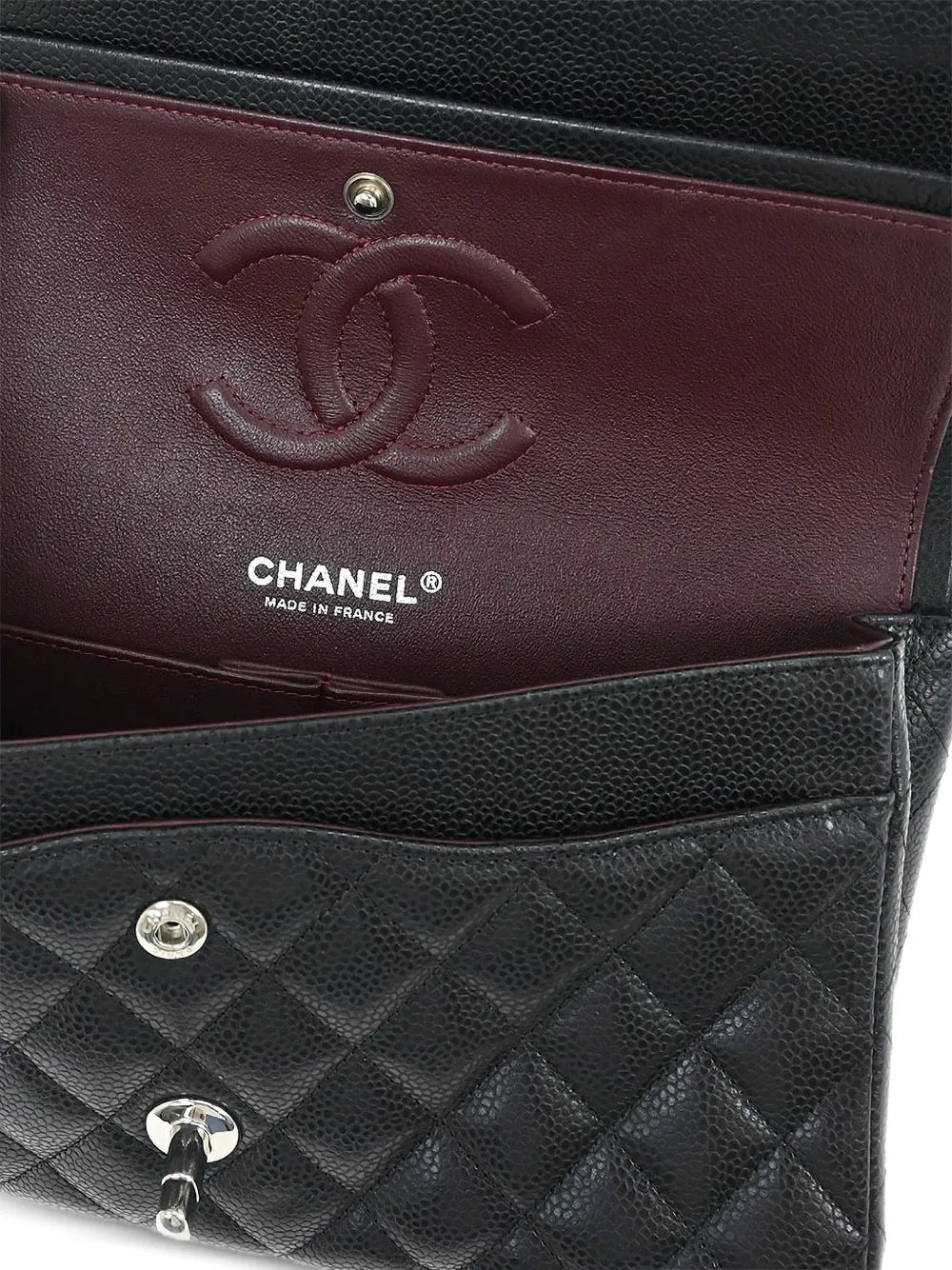 Chanel Pre Owned 2019 Medium Classic Double Flap Shoulder Bag