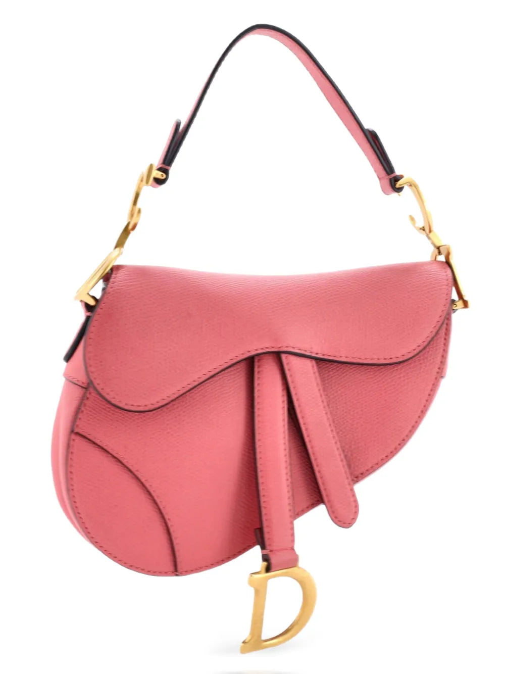 Christian Dior Pre Owned Saddle Handbag Leather Mini Shoulder Bag