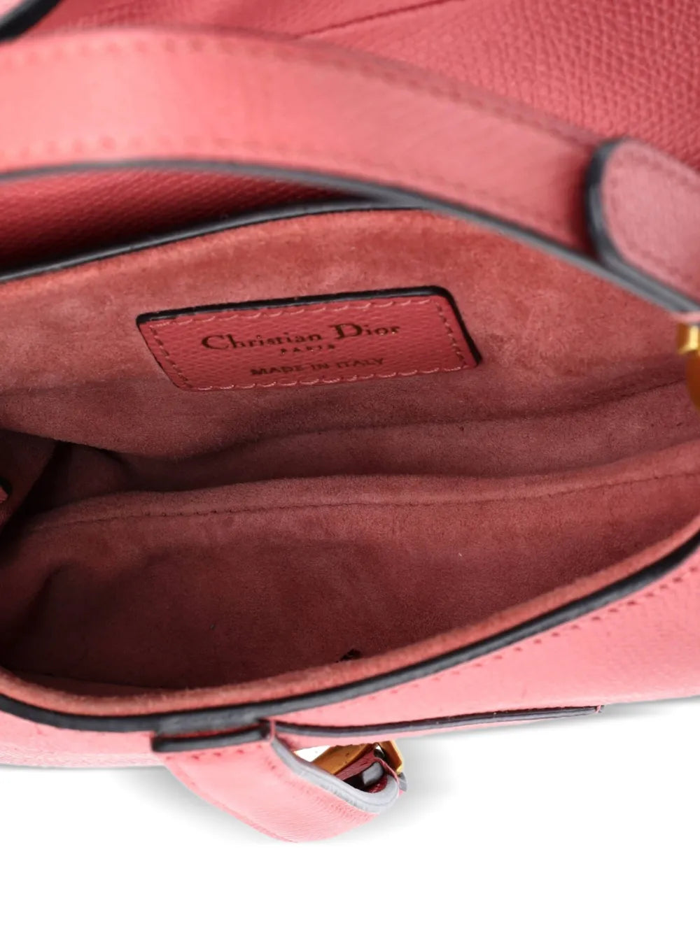 Christian Dior Pre Owned Saddle Handbag Leather Mini Shoulder Bag