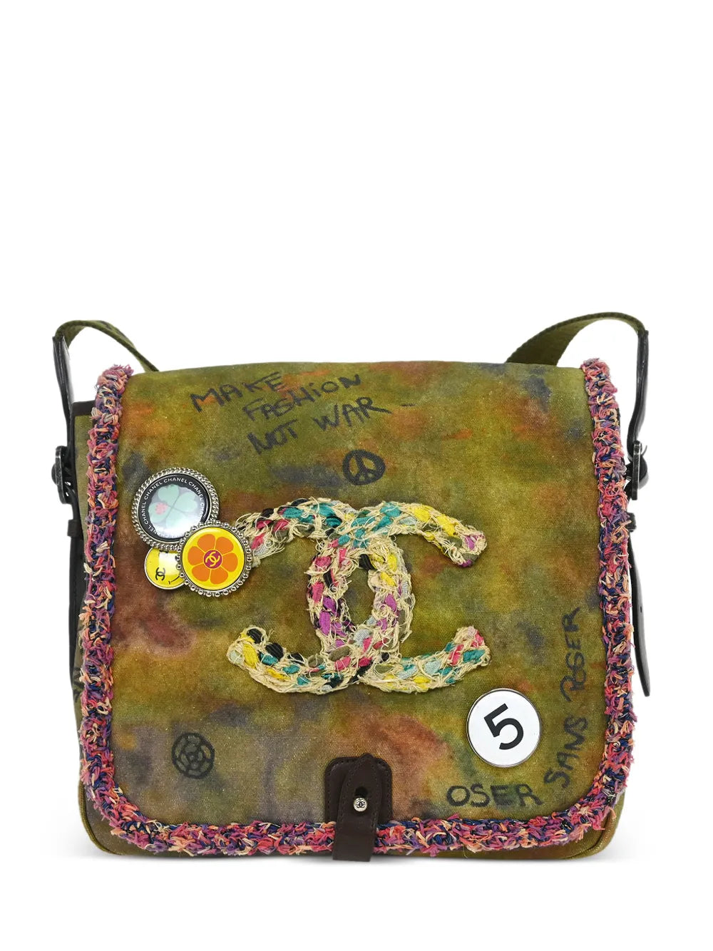 Chanel Pre Owned 2015 Graffiti Shoulder Bag