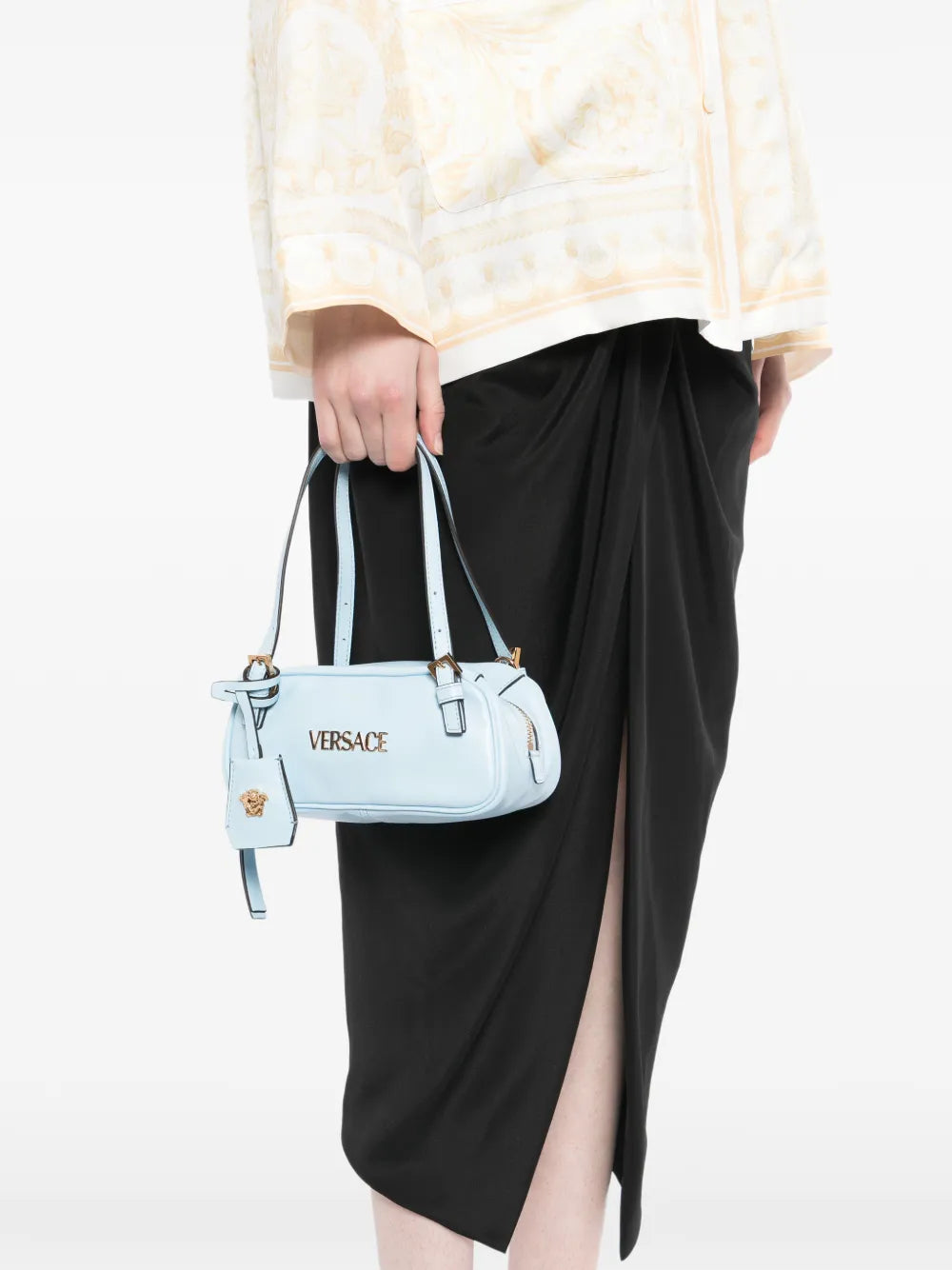 Versace Mini Tag Tote Bag