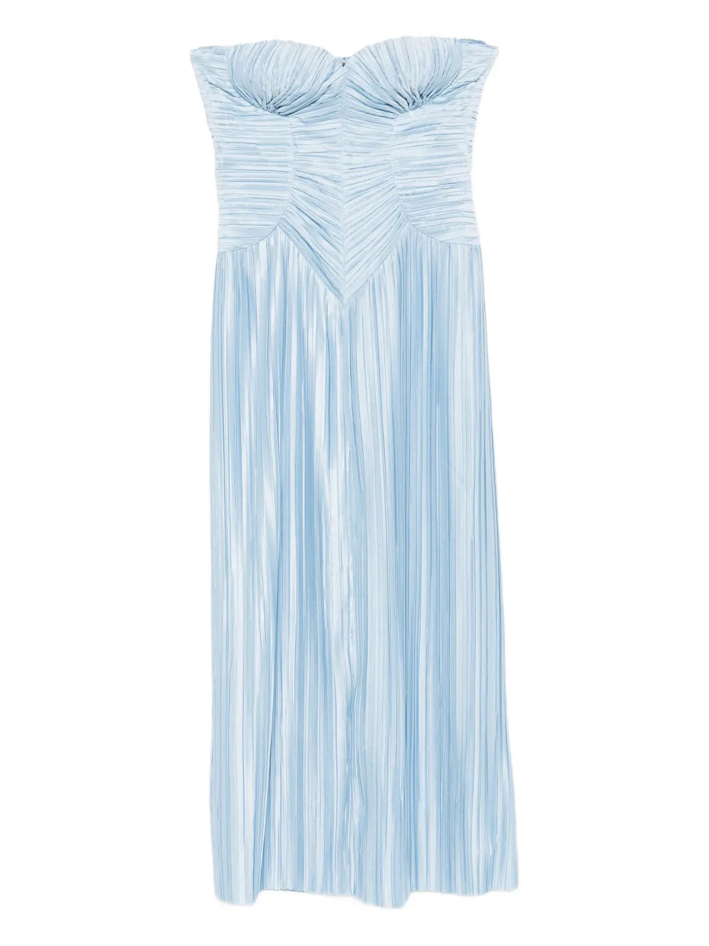 Cult Gaia Ashika Ruched Pleated Gow Dress