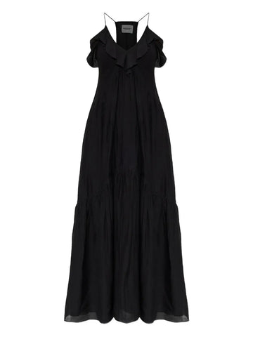 Marant Etoile Ruffled V Neck Dress