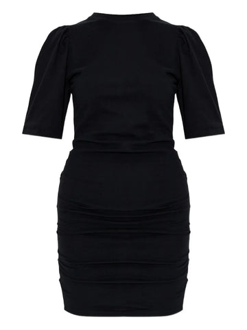 Isabel Marant Mylda Puff Sleeve Gathered Mini Dress