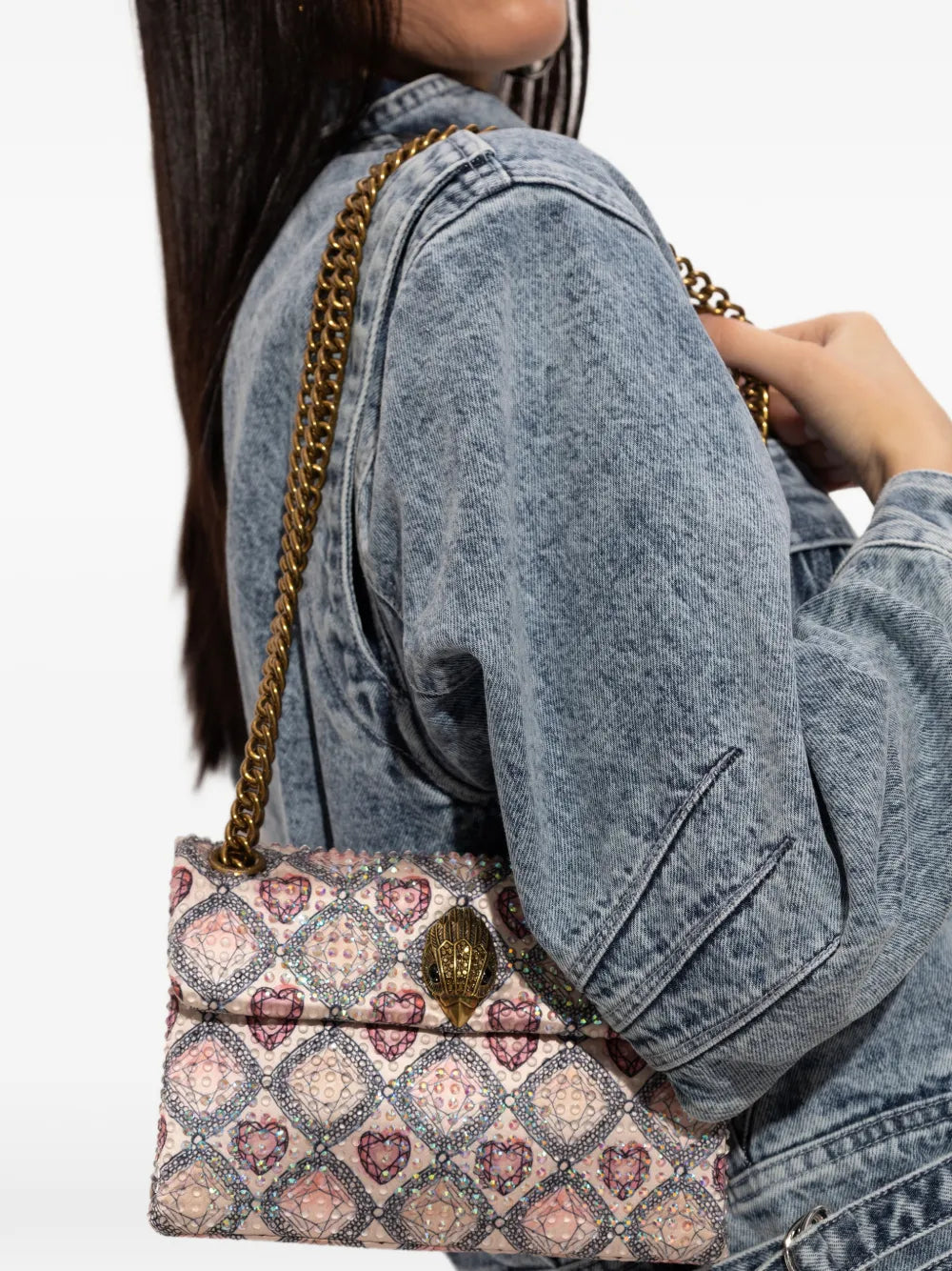 Kurt Geiger London Mini Kensington Chain Strap Mini Bag
