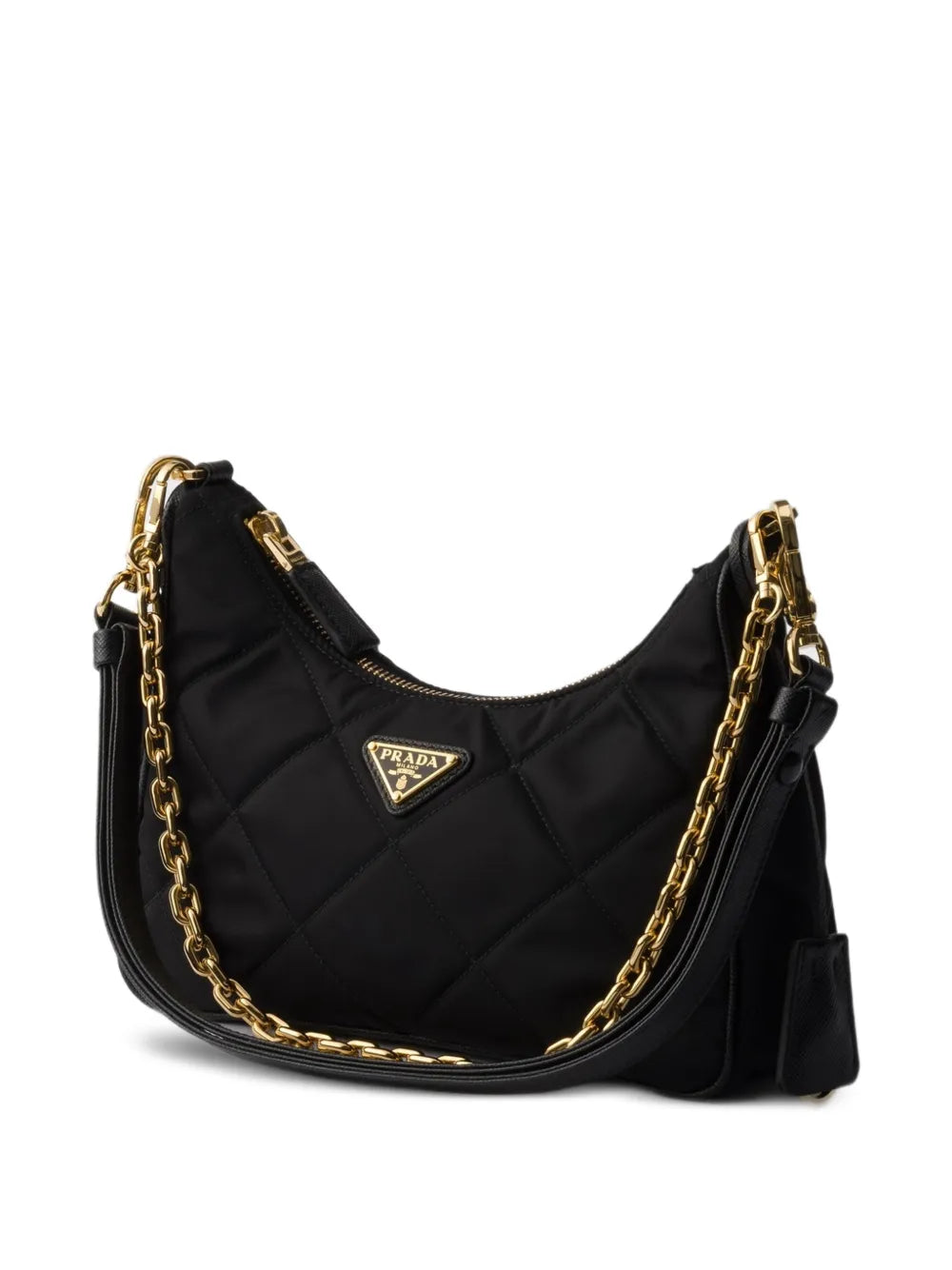 Prada Mini Re Edition Quilted Chain Shoulder Bag