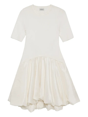 Simkhai Kenny Bubble Hem Mini Dress