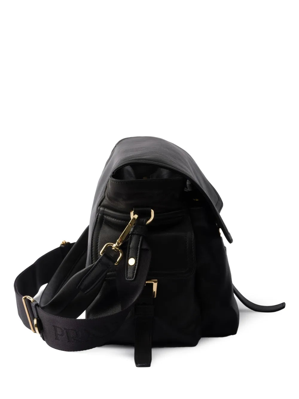 Prada Large Explore Leather Shoulder Bag