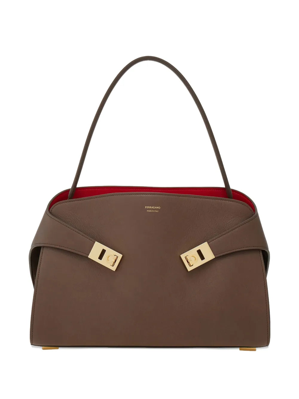 Ferragamo Leather Shoulder Bag