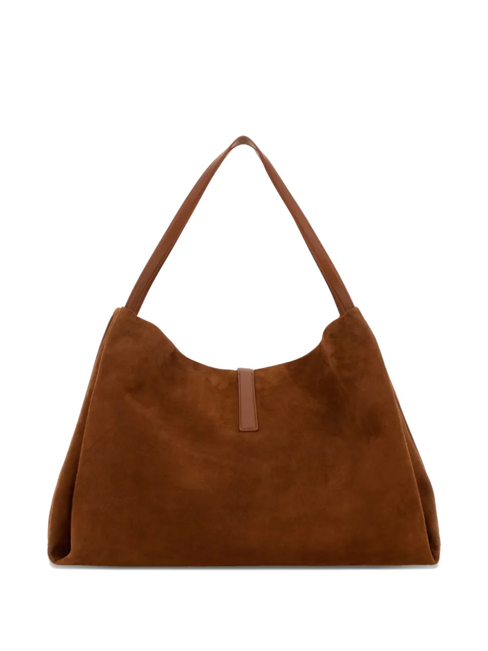 Ferragamo Gancini Detail Suede Shoulder Bag