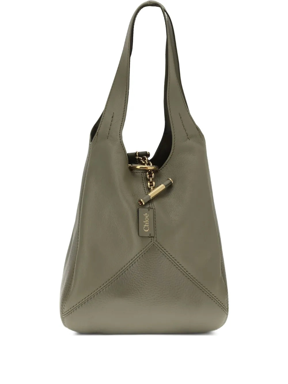 Chloe Small Balloon Logo Patch Shoulder Bag