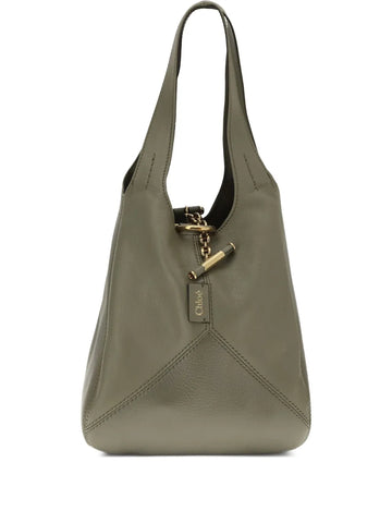 Chloe Small Balloon Logo Patch Shoulder Bag