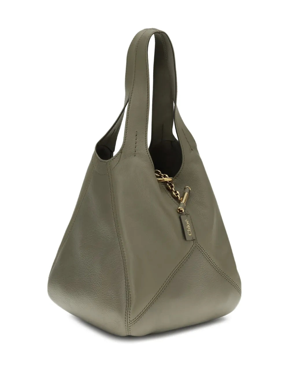 Chloe Small Balloon Logo Patch Shoulder Bag