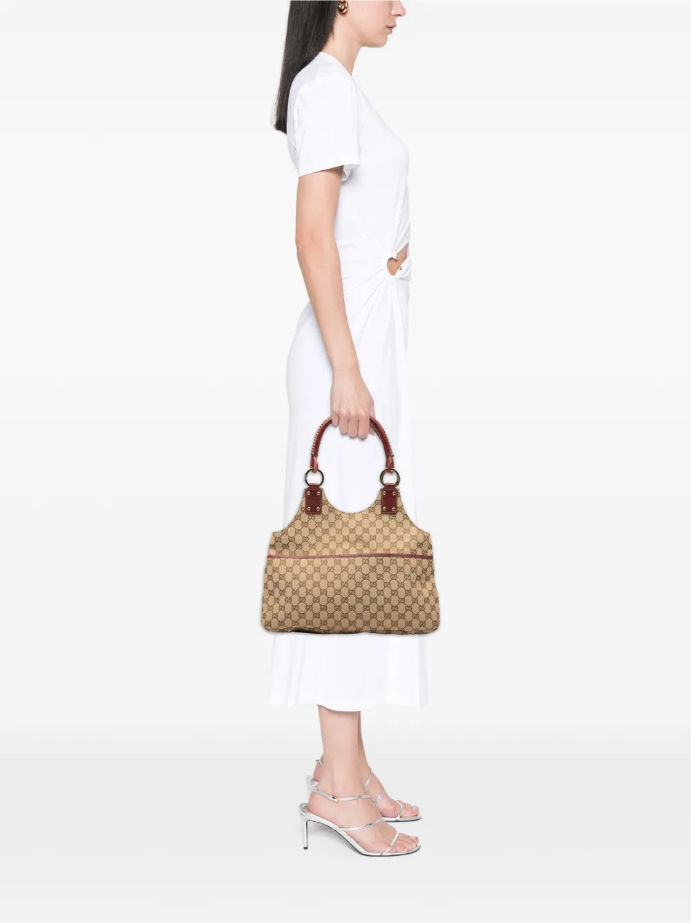 Gucci Pre Owned 2000 2015 Gg Canvas Shoulder Bag