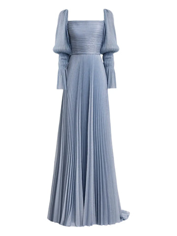 Gemy Maalouf Plisse Effect Gown