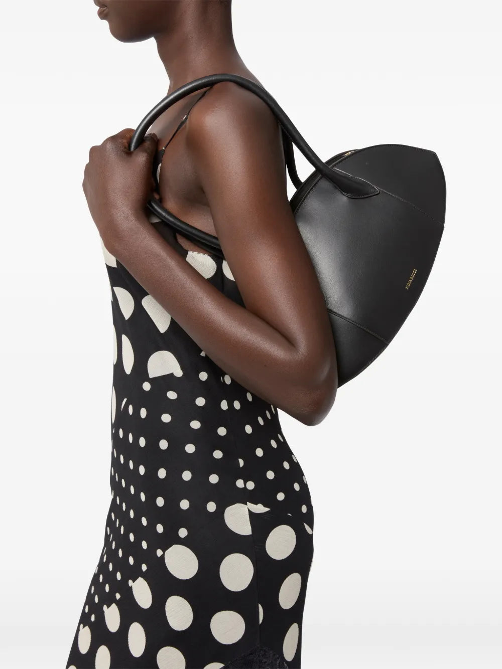 Nina Ricci Medium Le Bal Zip Calf Leather Shoulder Bag