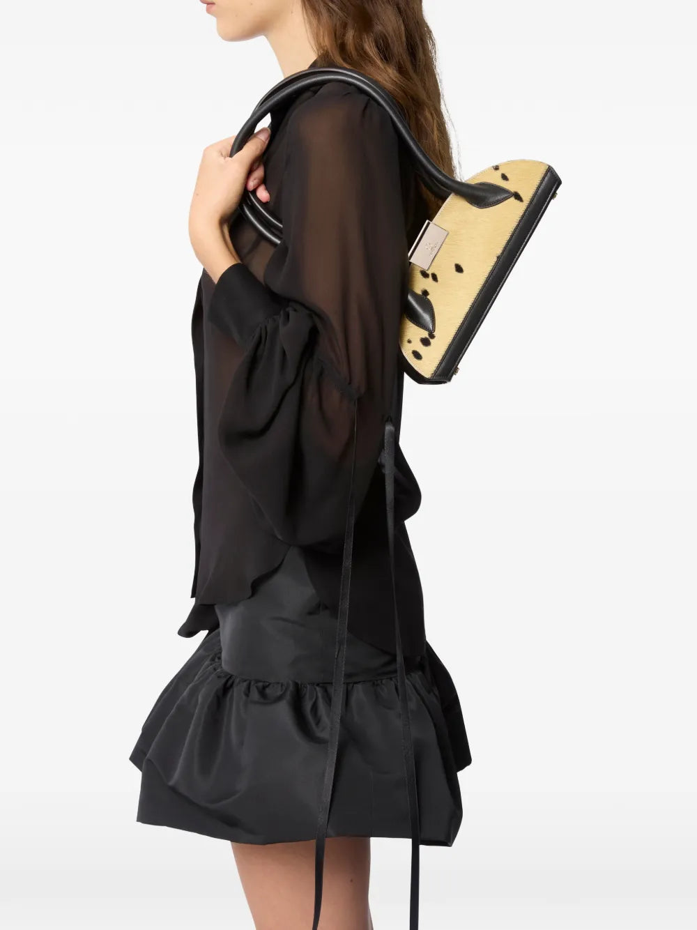Nina Ricci Mini Le Bal Leather Shoulder Bag