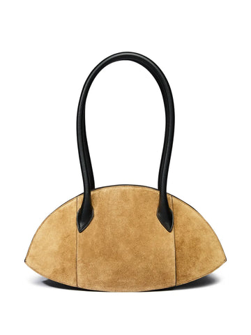 Nina Ricci Medium Le Bal Suede Zip Shoulder Bag