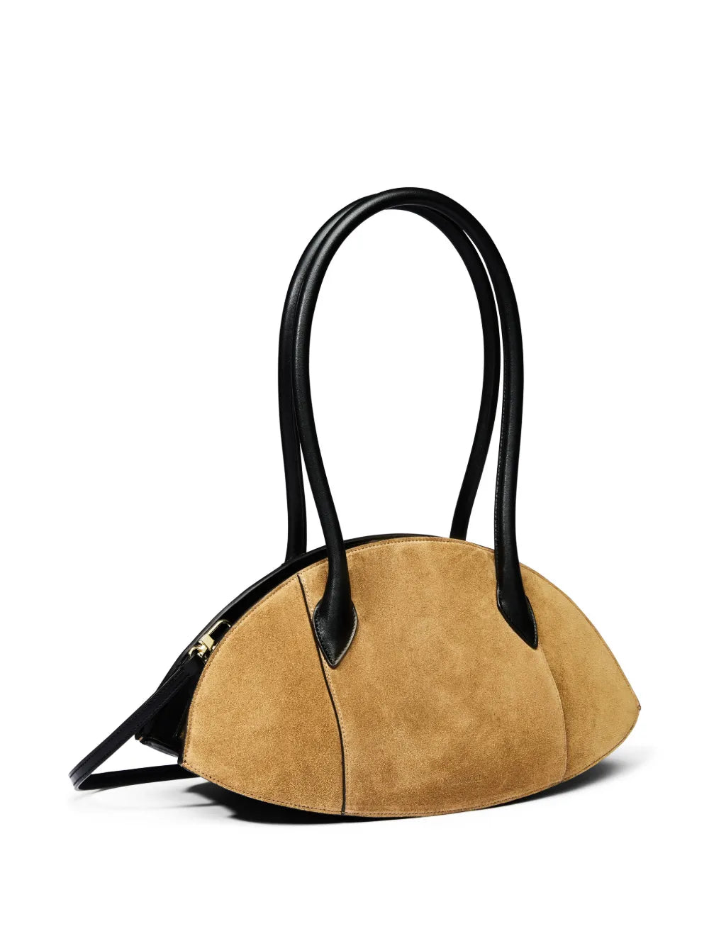 Nina Ricci Medium Le Bal Suede Zip Shoulder Bag