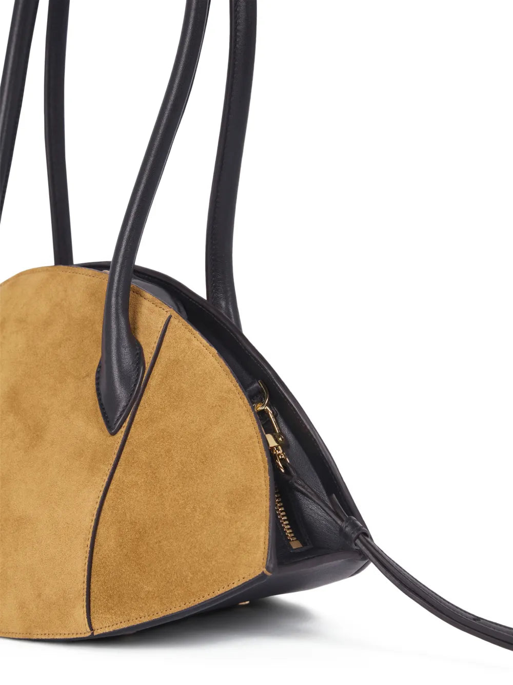 Nina Ricci Medium Le Bal Suede Zip Shoulder Bag