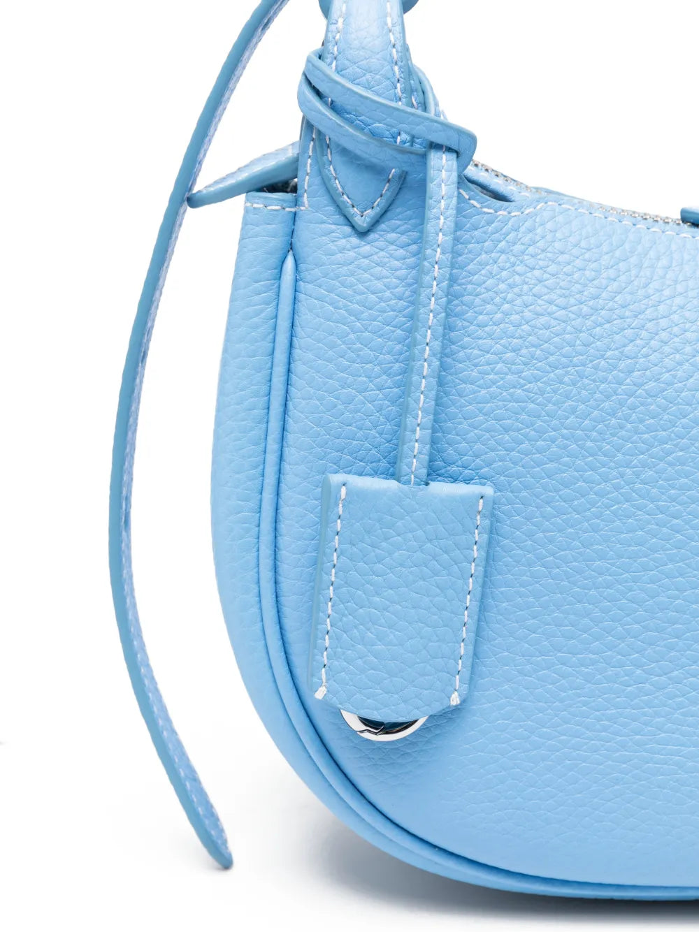 Polo Ralph Lauren Logo Print Pebbled Shoulder Bag