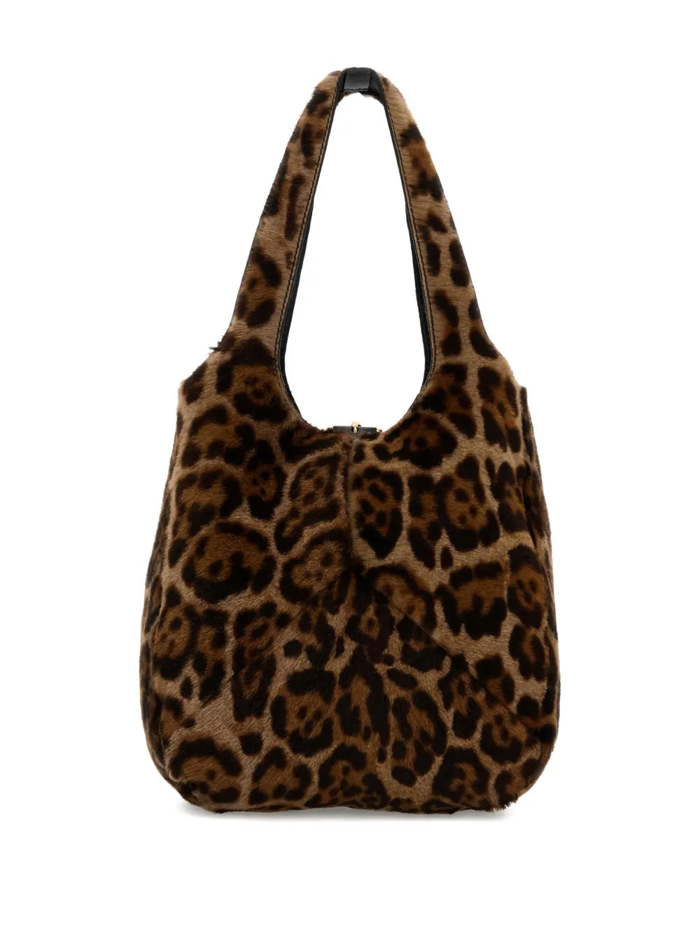 Chloe Balloon Leopard Print Shoulder Bag