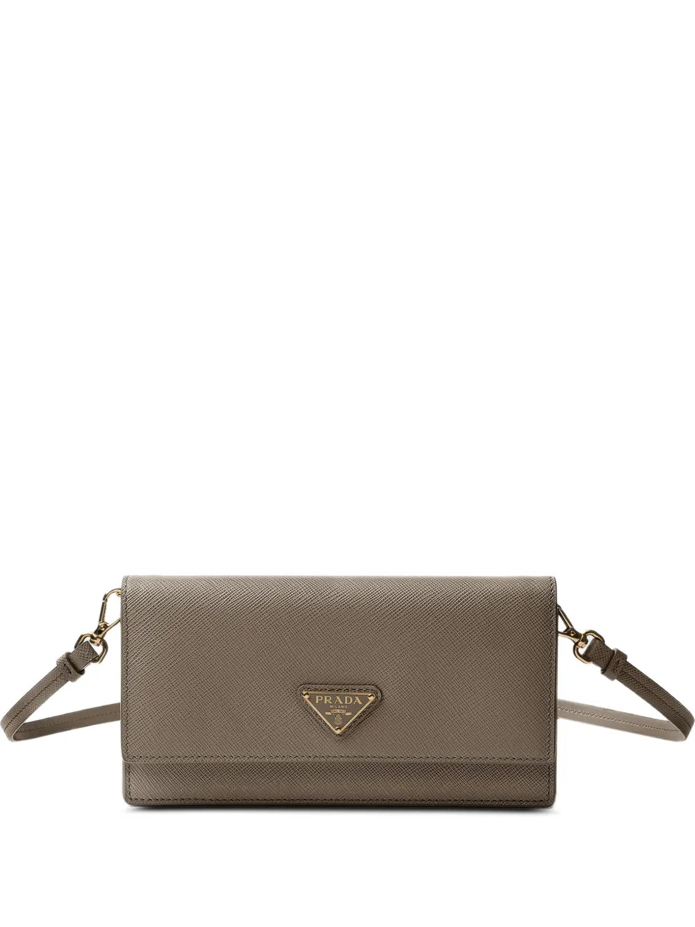 Prada Triangle Logo Leather Mini Bag
