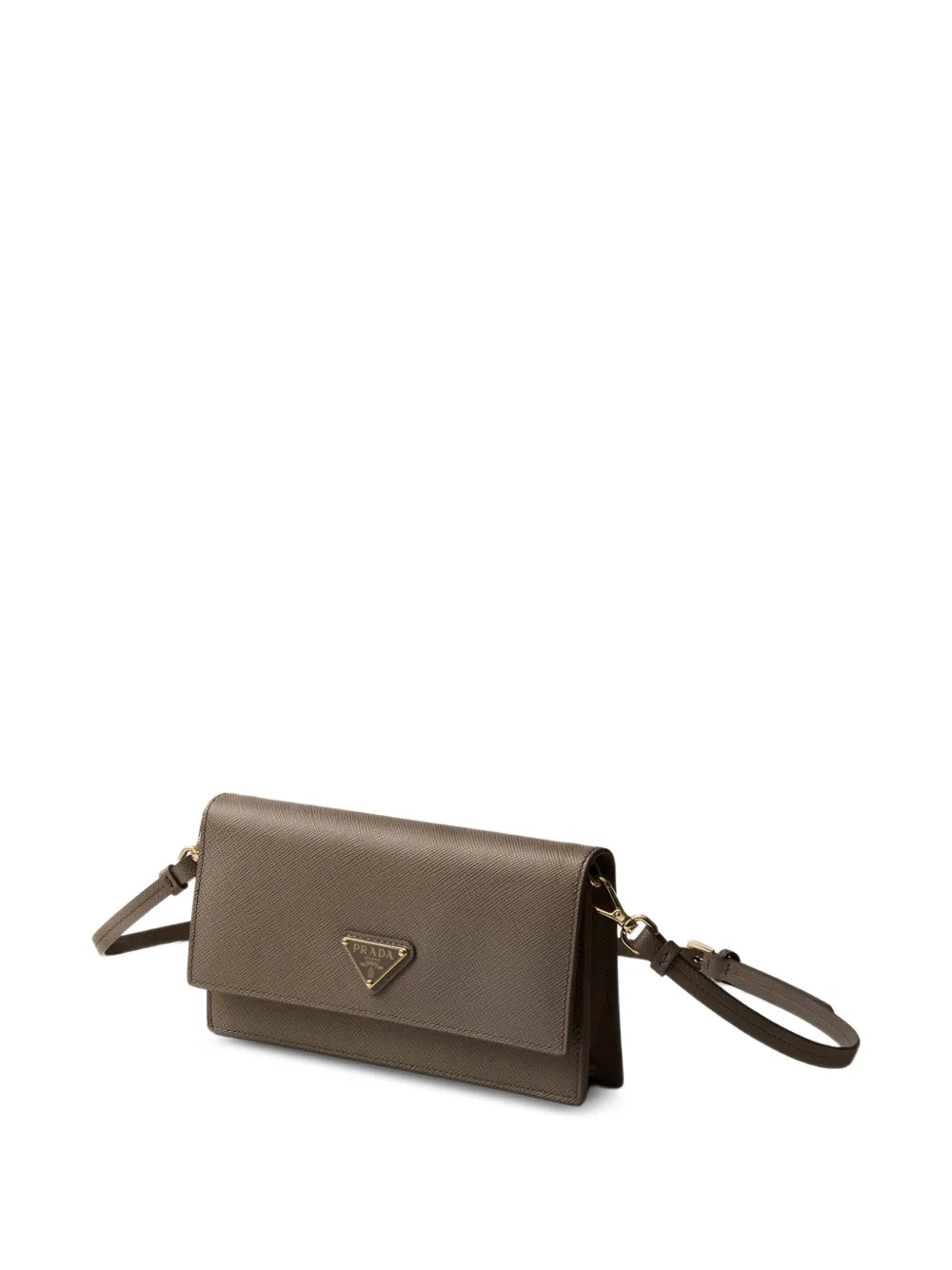 Prada Triangle Logo Leather Mini Bag